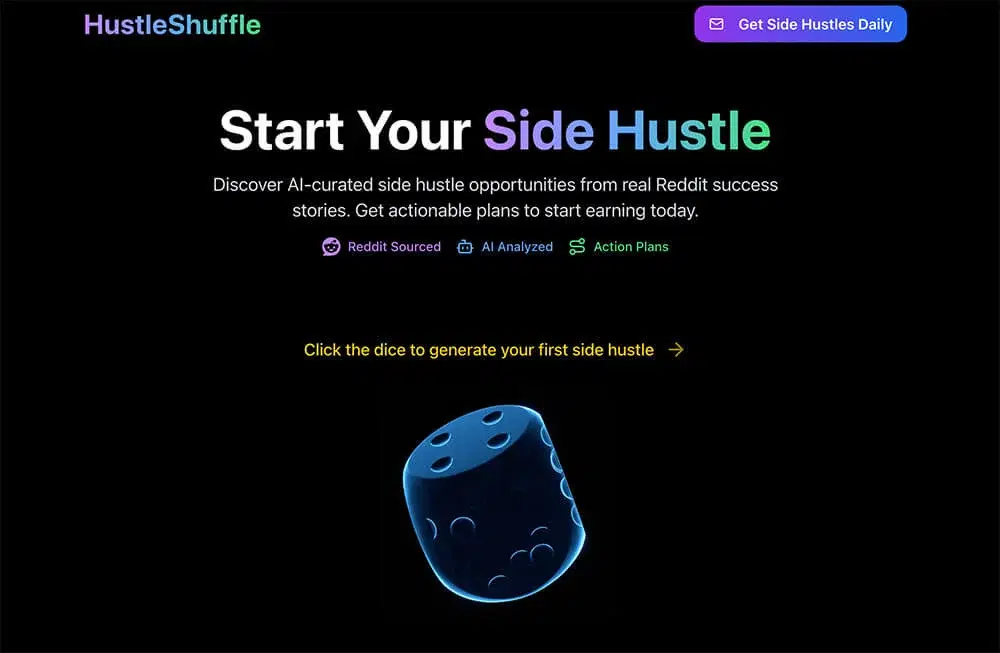 HustleShuffle.io visualization
